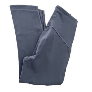 Dark charcoal gray lululemon cropped leggings